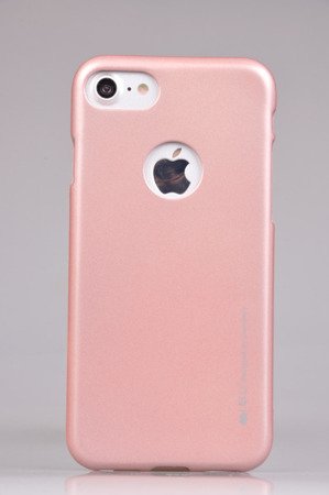 Etui Mercury Goospery iJelly Case do Apple iPhone 7 / 8 różowo-złoty